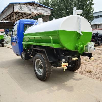 现代清洁利器 2立方三轮吸粪车与下水道清理技术解析